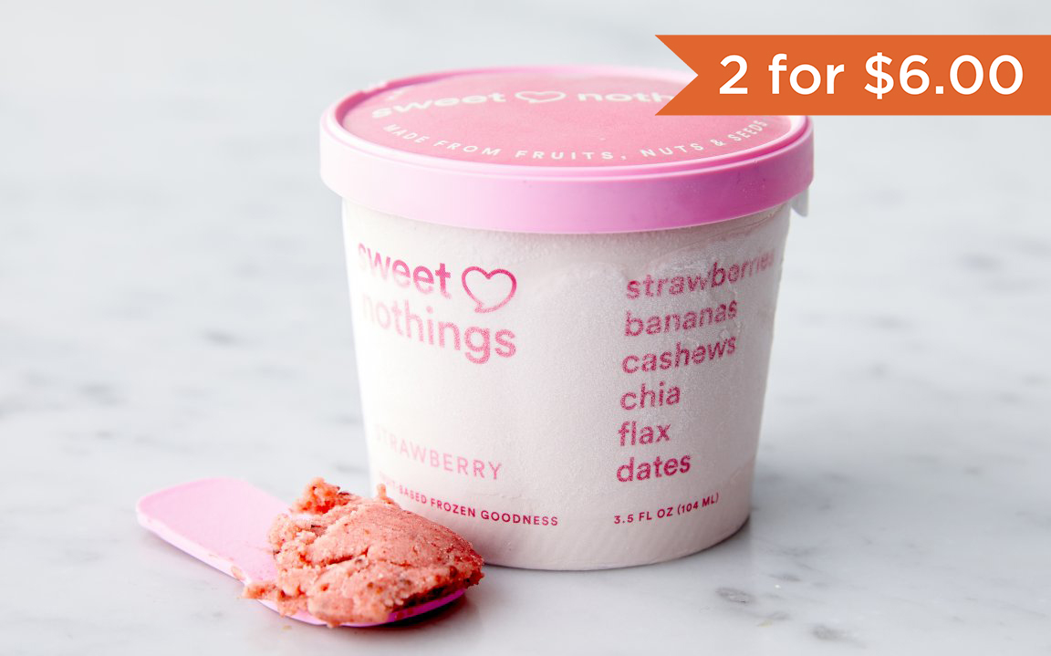 Non Dairy Strawberry Frozen Snack Sweet Nothings Sf Bay