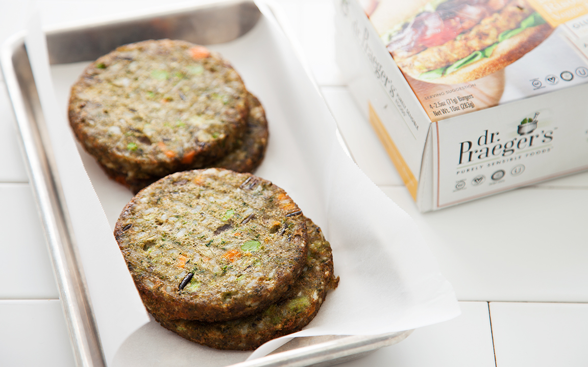 Mushroom Risotto Veggie Burger Dr. Praeger's SF Bay Good Eggs