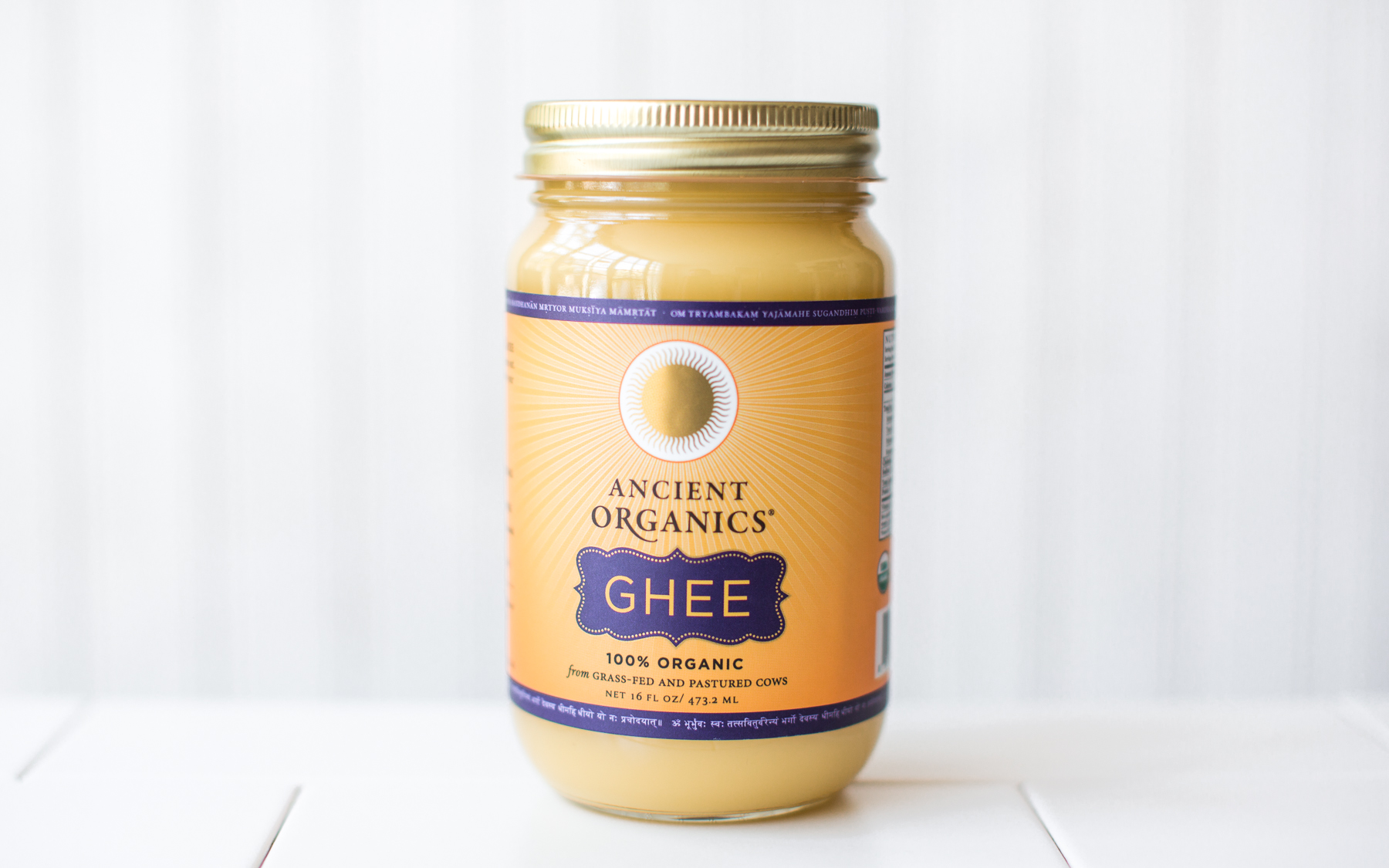 Organic Grass Fed Ghee Ancient Organics SF Bay Good Eggs