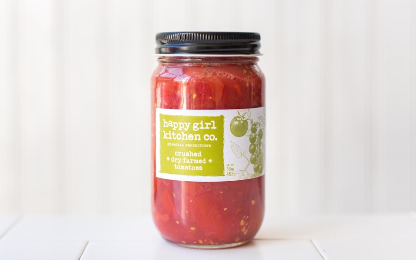 Crushed Dry Farmed Tomatoes Happy Girl Kitchen SF Bay Crushed Dry Farmed Tomatoes Happy Girl Kitchen SF Bay