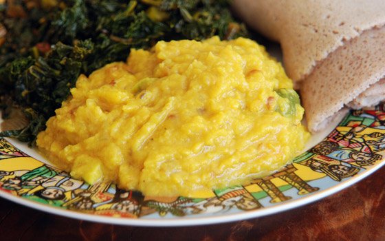 Ater Kik Alicha Non Spicy Yellow Split Pea Meal Eji's Ethiopian