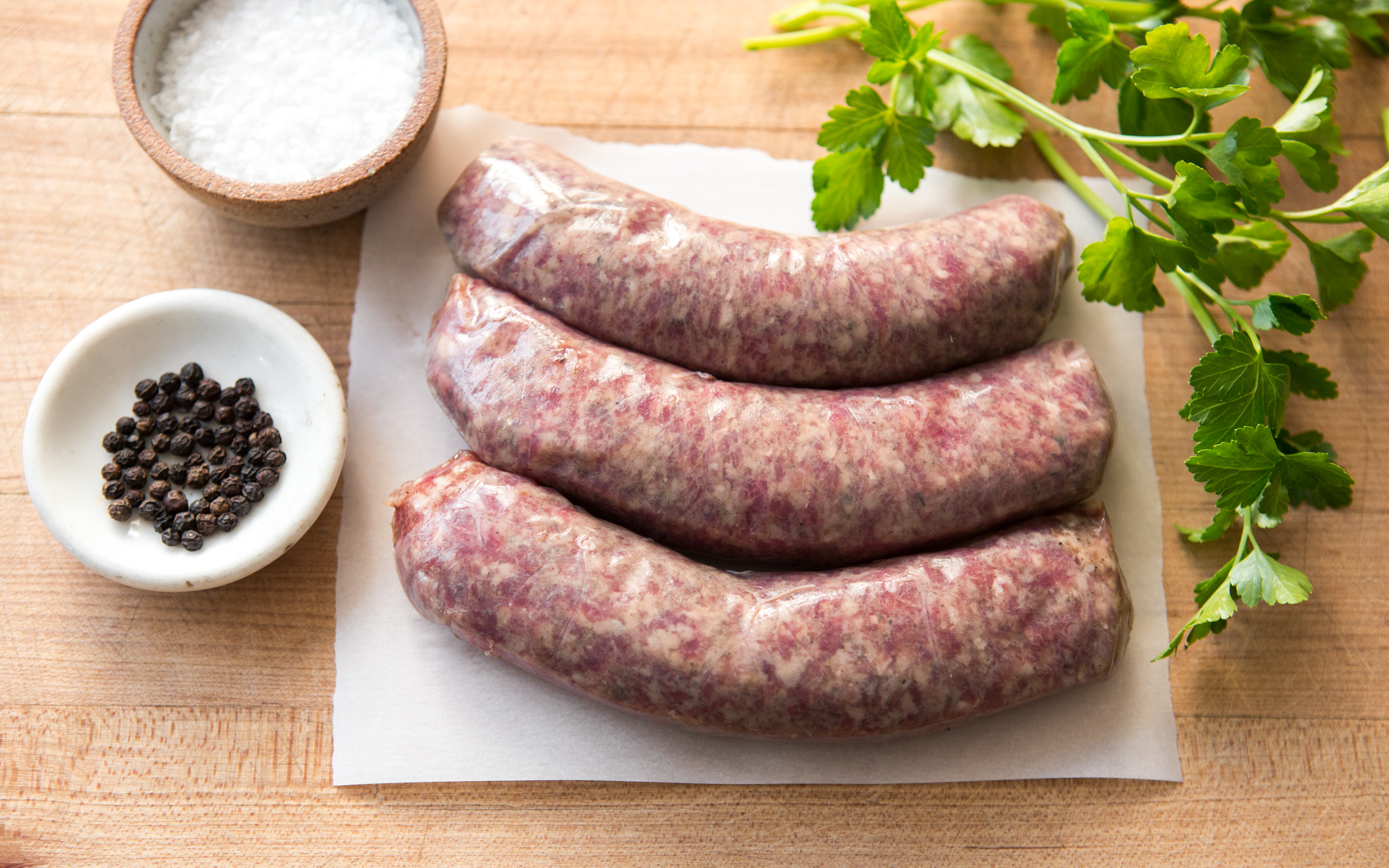 Beef and Pork Bratwurst (Frozen) Sonoma County Meat Co. SF Bay