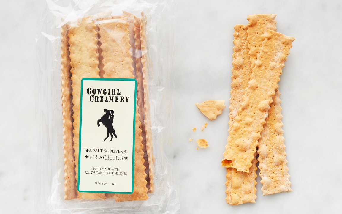 Sea Salt & Olive Oil Crackers Rustic Bakery SF Bay Good Eggs
