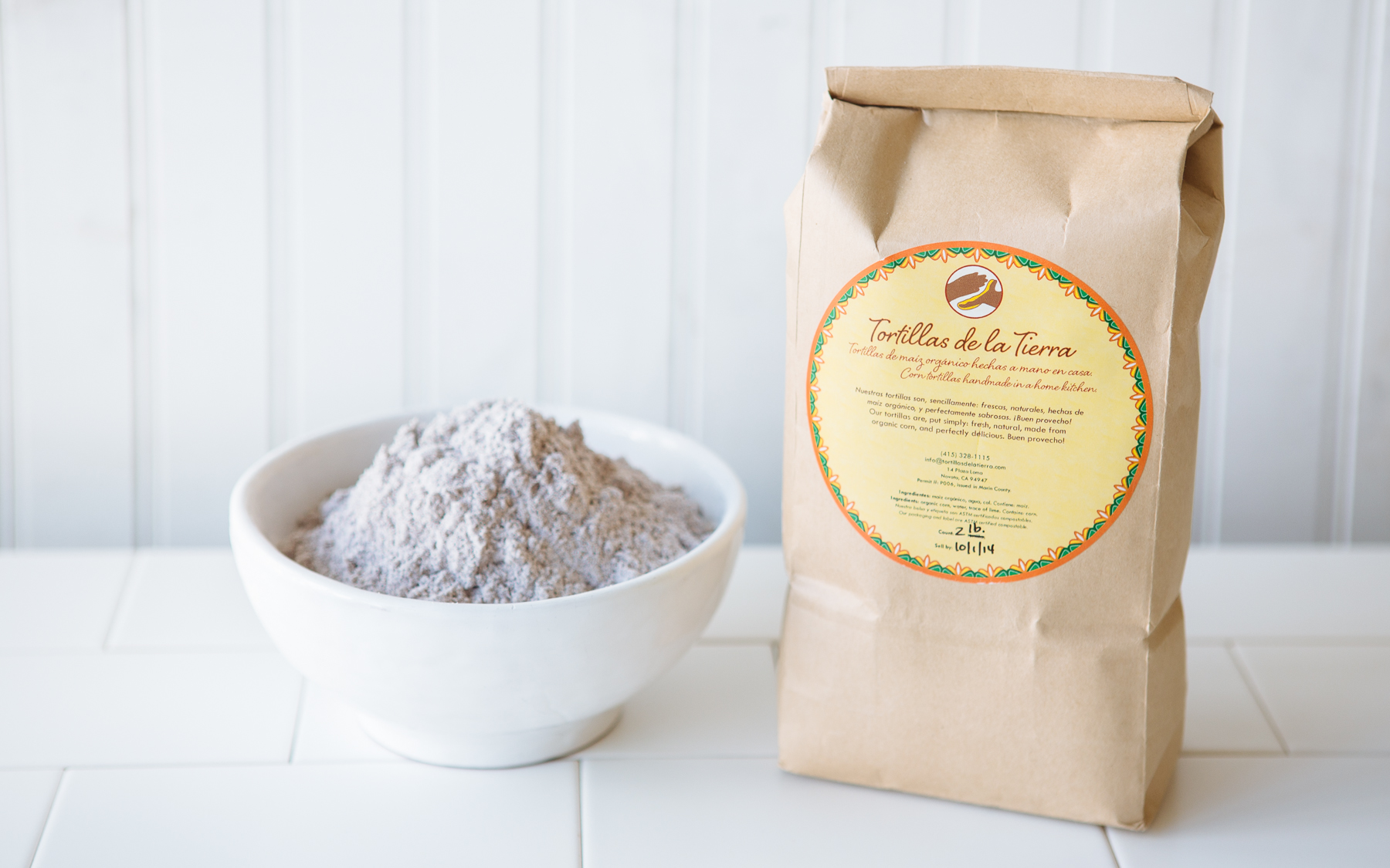 Masa Harina Orgánica Blue Corn Tortillas de la Tierra SF Bay Good Eggs