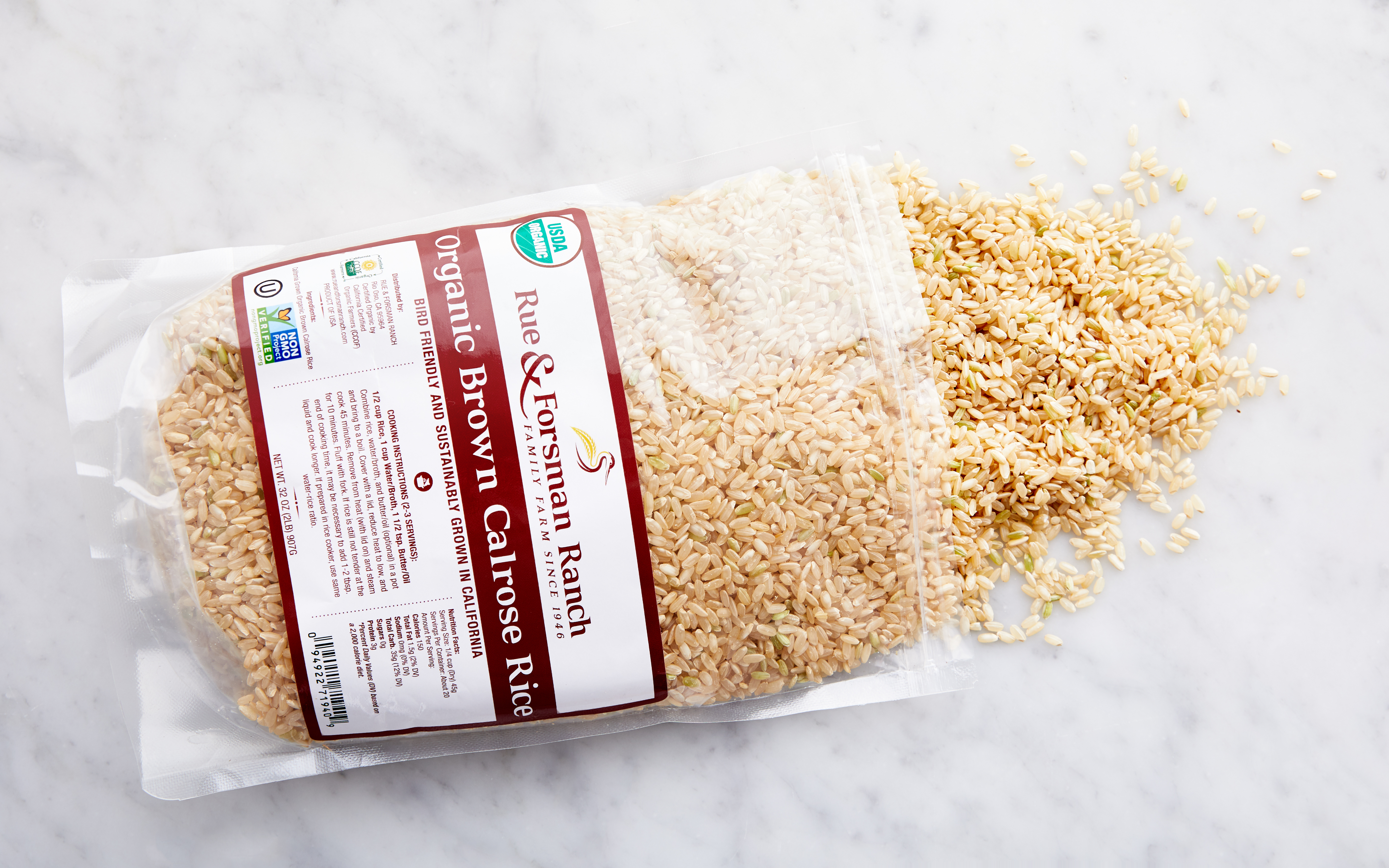 Organic Calrose Brown Rice Next Generation Foods Sf Bay