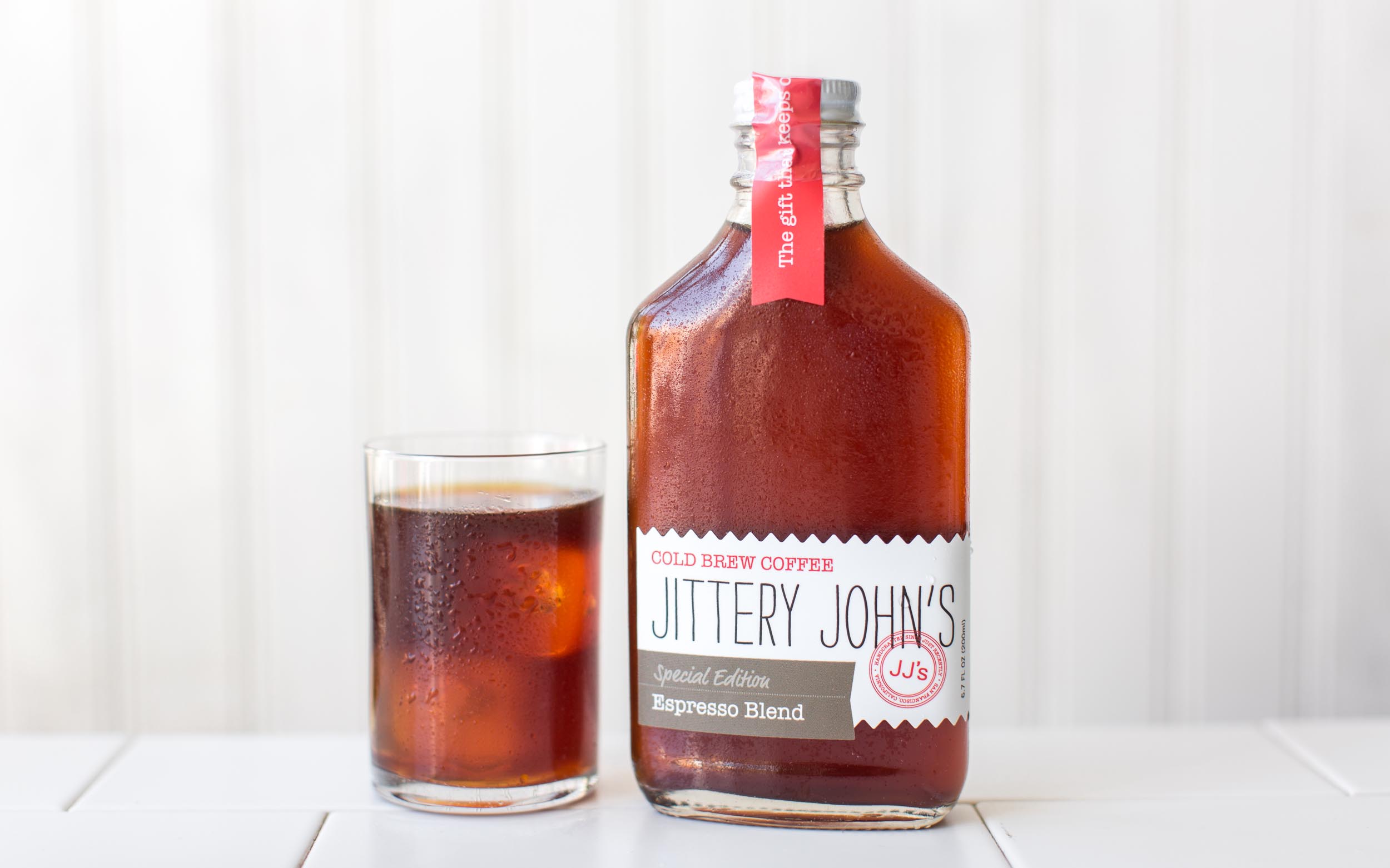 Cold Brew Espresso Flask Jittery John's Cold Brew Coffee SF Bay