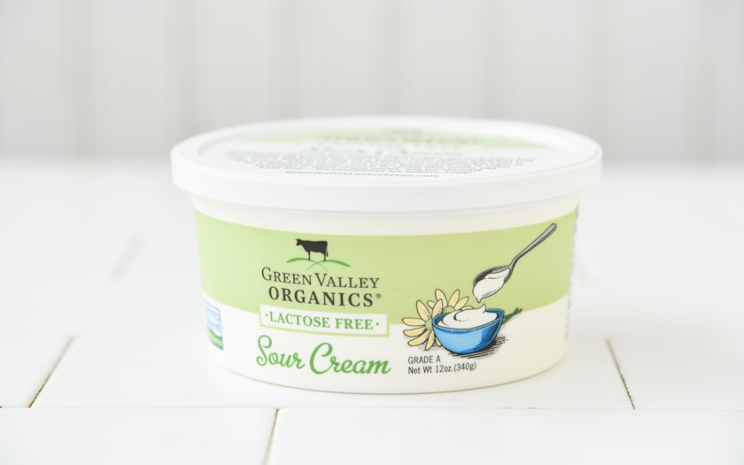 Green Valley Creamery Lactose Free Organic Sour Cream (12 oz) from