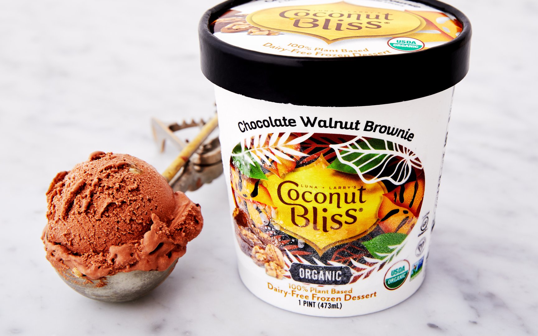 Chocolate Walnut Brownie Coconut Milk Ice Cream Coconut Bliss Sf Bay Good Eggs