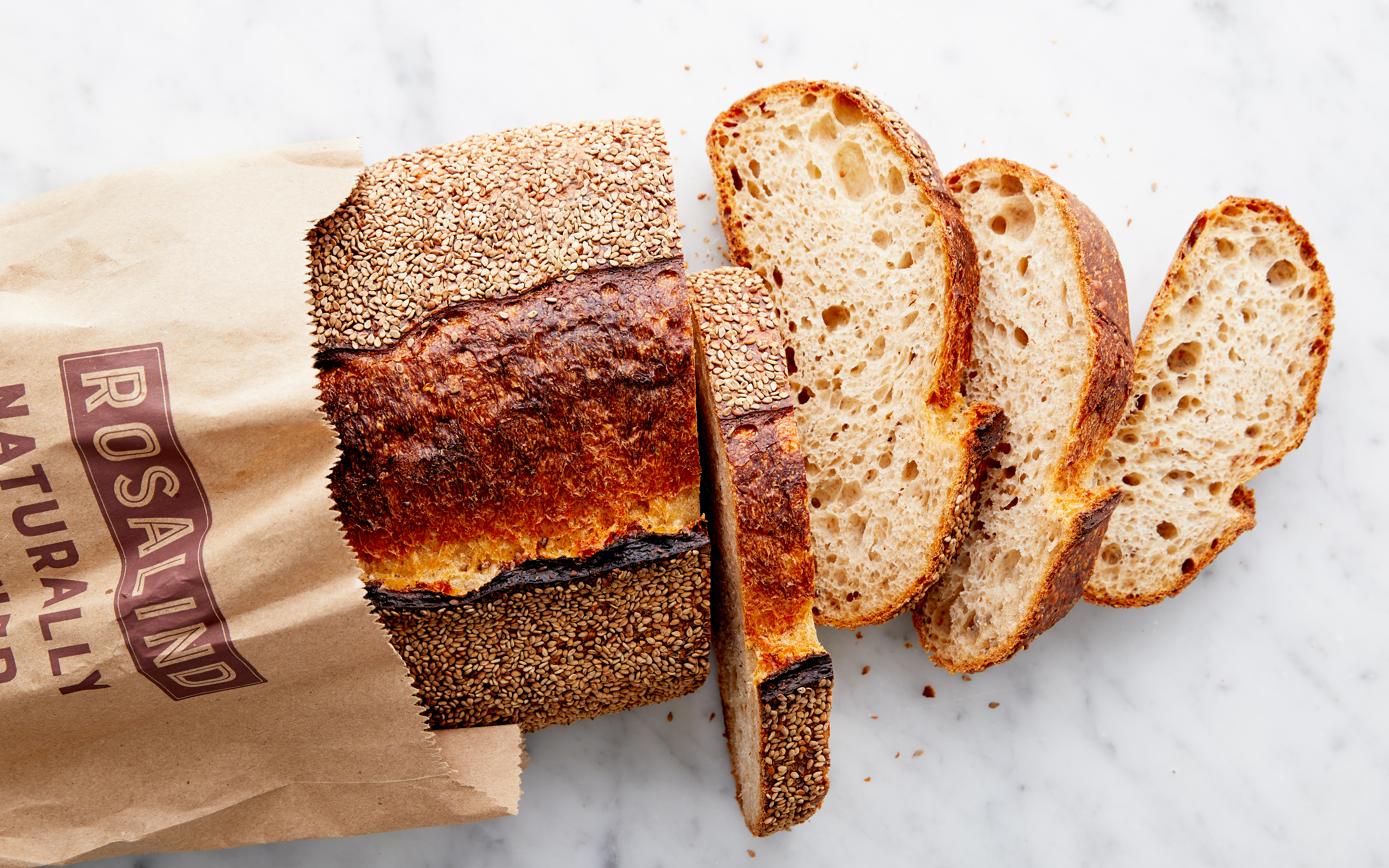 Download Rye Sesame Sourdough Loaf - Rosalind Bakery - SF Bay | Good Eggs