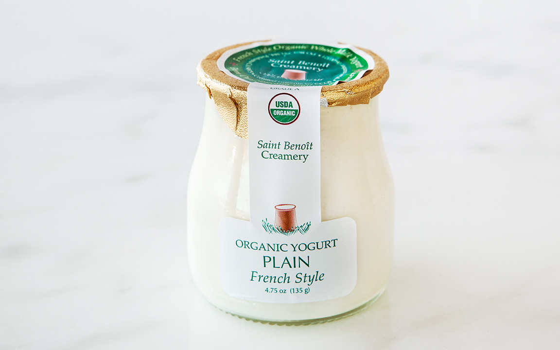 Organic FrenchStyle Plain Yogurt Saint Benoit Creamery SF Bay