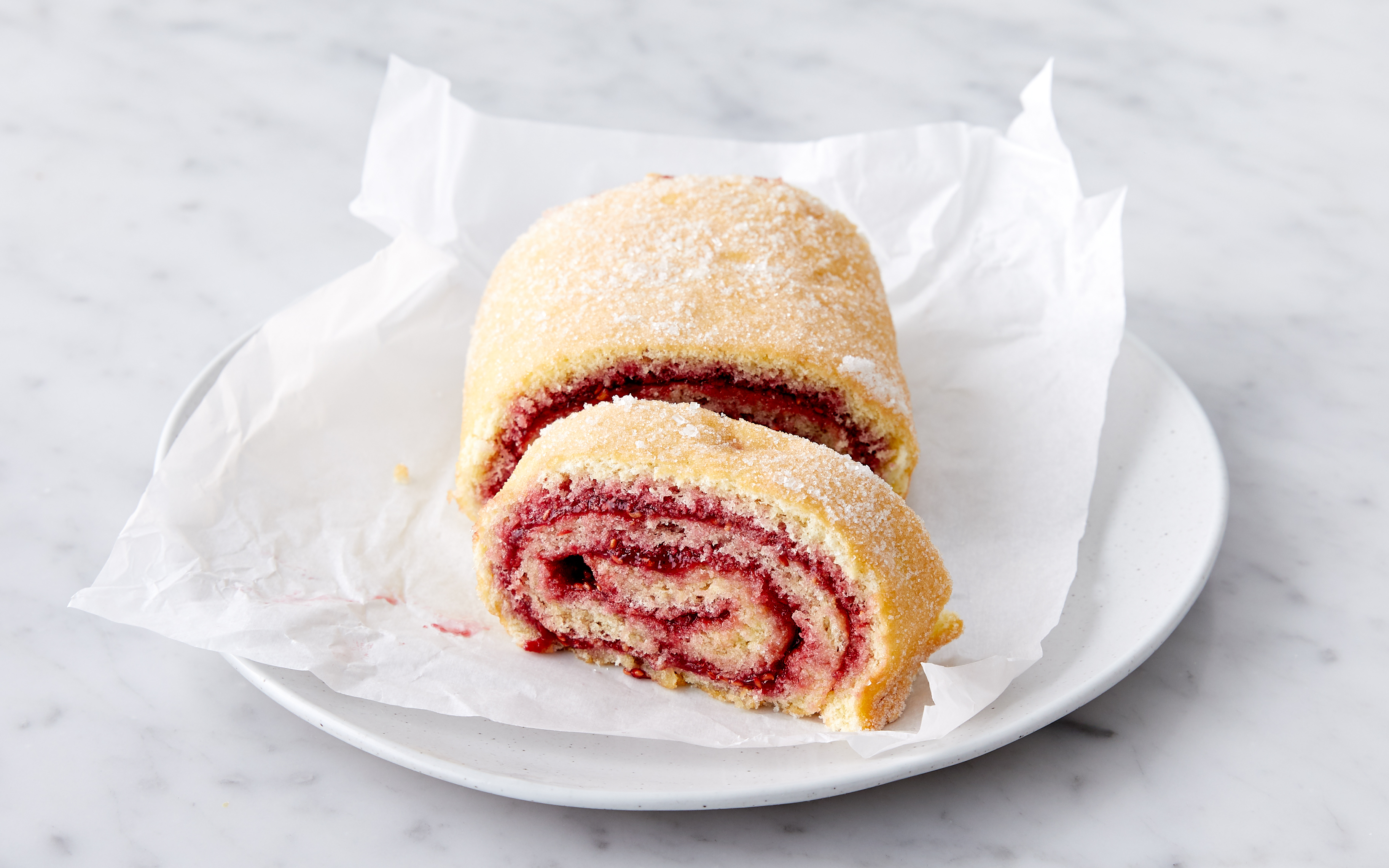 Raspberry Jelly Roll Black Jet Baking Co. SF Bay Good Eggs