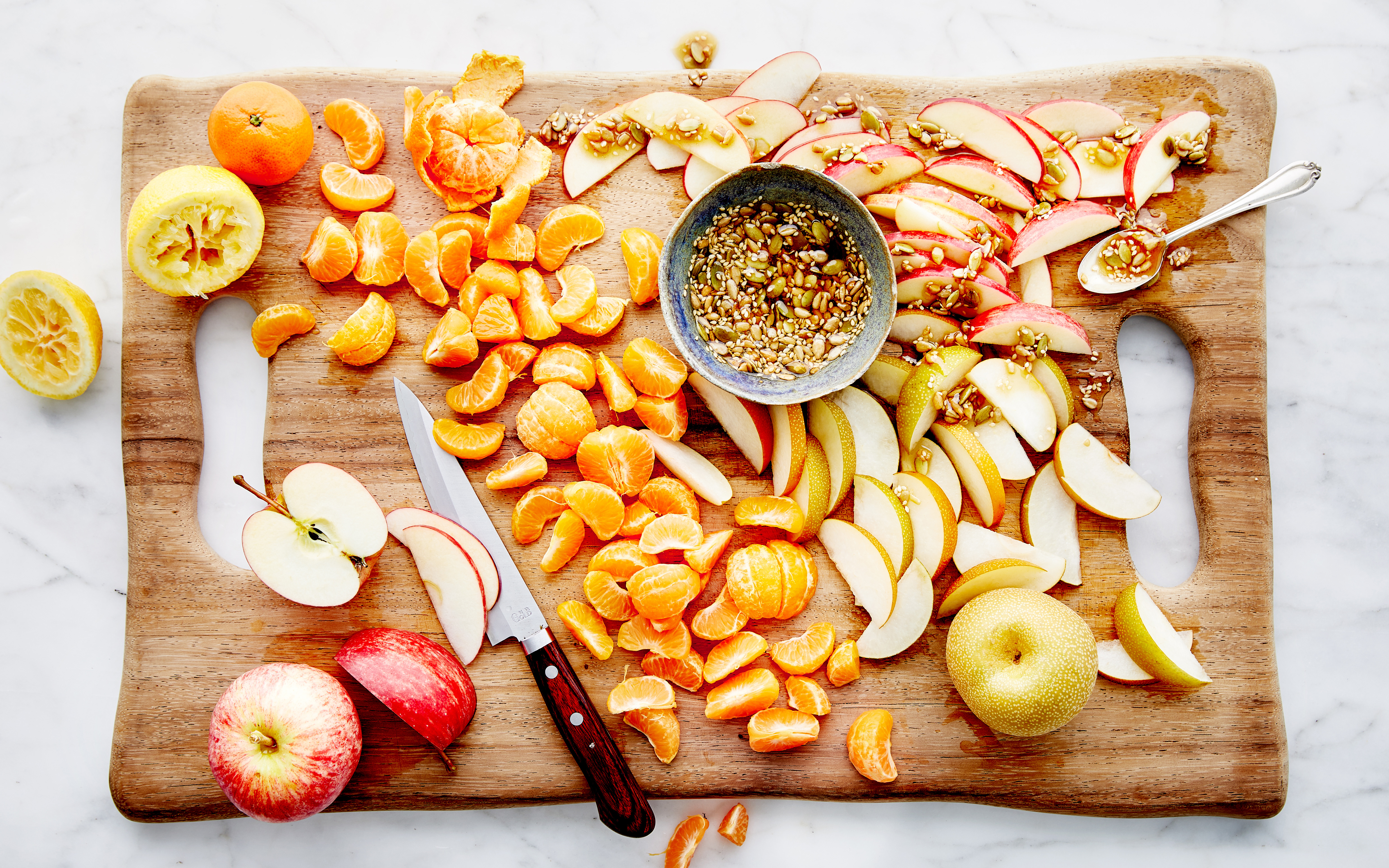 winter fruit platter