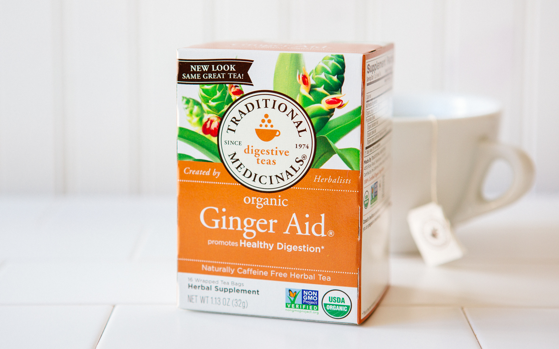 Organic Ginger Aid Tea Bags Traditional Medicinals SF Bay Good Eggs