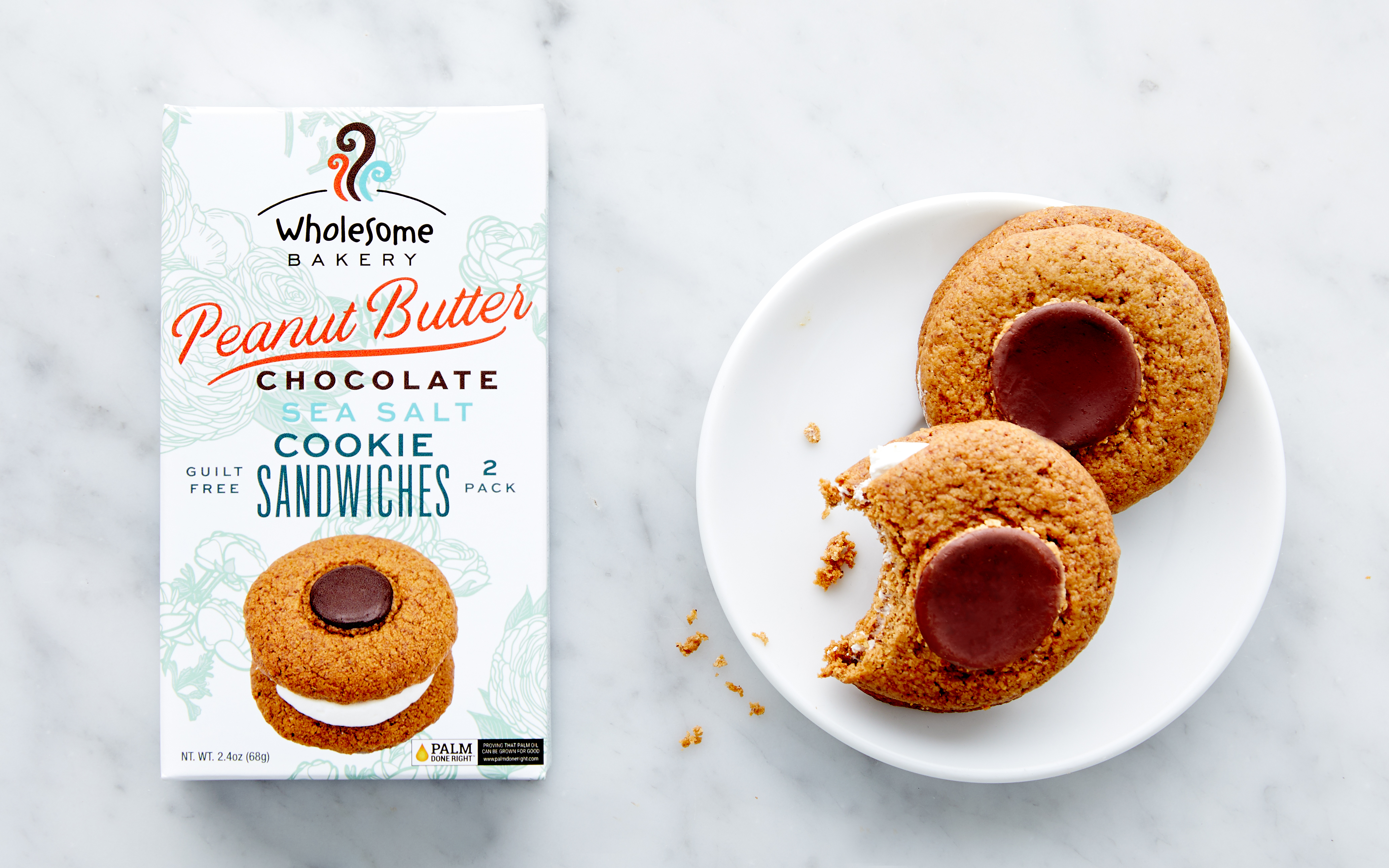 Vegan Peanut Butter Chocolate Sea Salt Cookie Sandwiches Wholesome Bakery Sf Bay Good Eggs