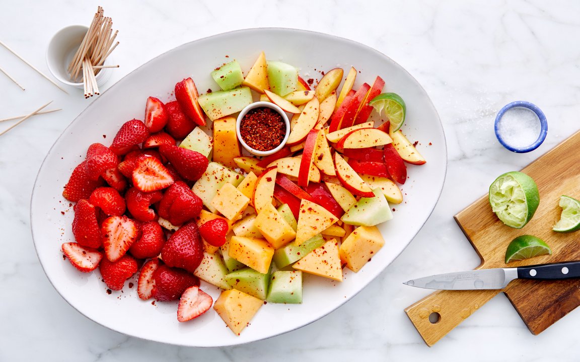 fruit platter meal