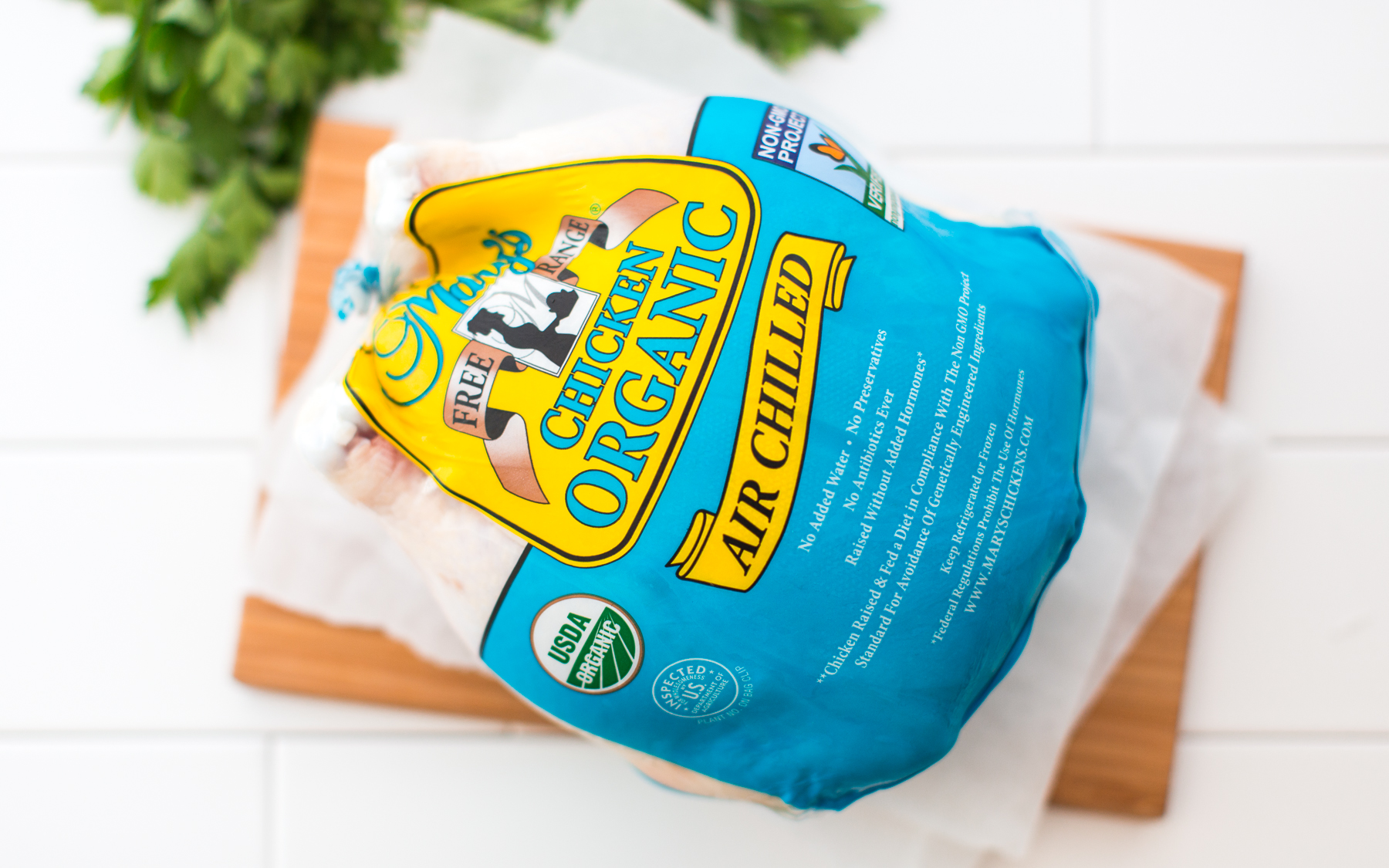 Organic Whole Chicken Mary's Free Range Chicken SF Bay Good Eggs